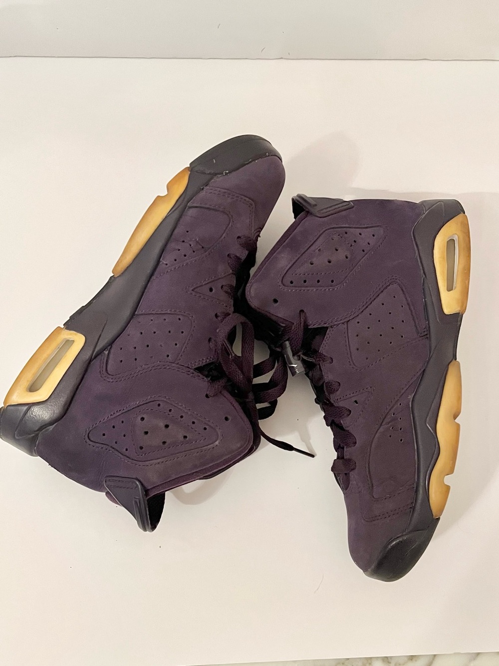 Air Jordan 6 Retro GG Purple Dynasty Sneakers Youth Size 5